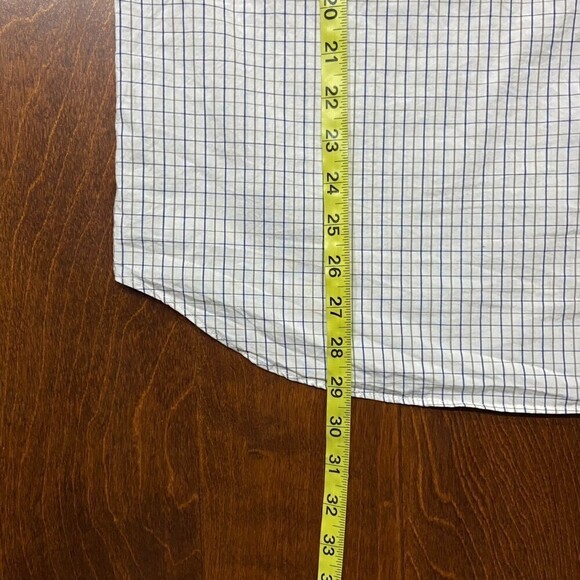 J. Crew Regular Fit White Blue Gray Button Front Cotton Long Sleeve Shirt NWT L - Picture 9 of 9